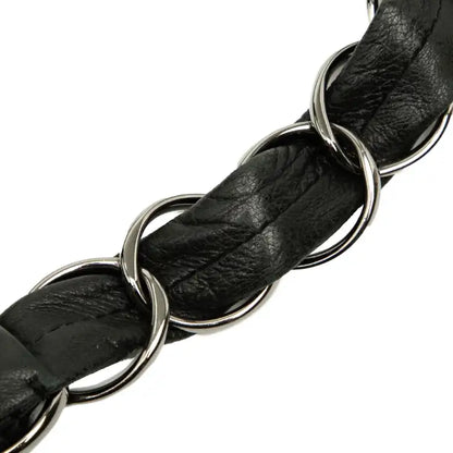 Chanel CC Suede Camellia Hobo