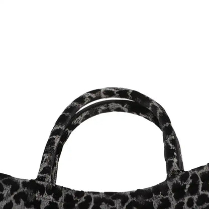 Dior Mizza Medium Embroidered Velvet Leopard Book Tote