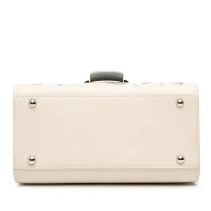 Delvaux MIni Smooth Calfskin Brillant Blooming Crystalline Satchel