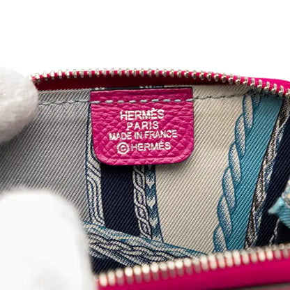 Hermès Epsom Silk in Compact Coin Purse