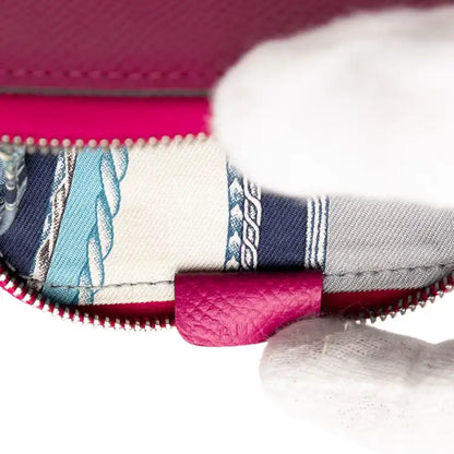 Hermès Epsom Silk in Compact Coin Purse