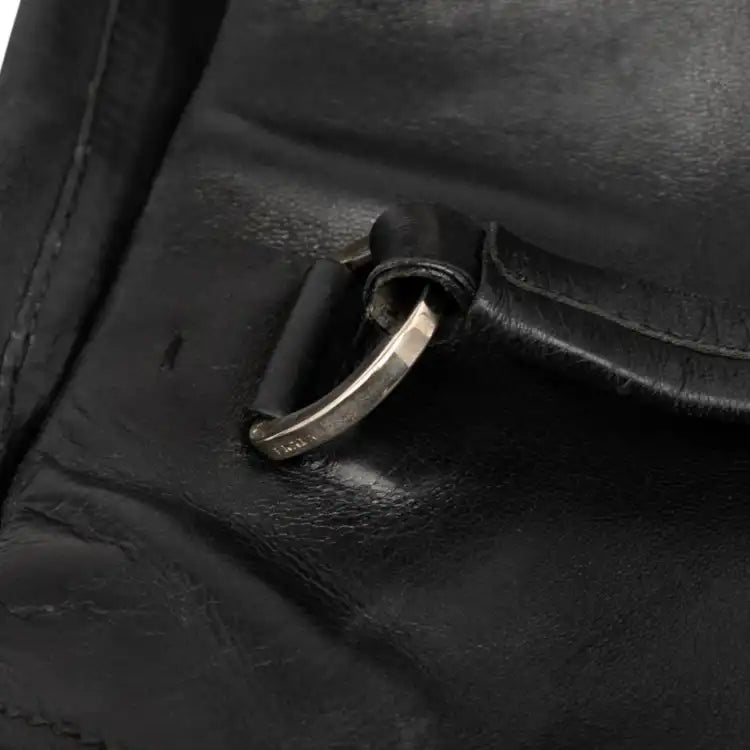 Prada Tessuto Trimmed Nappa Tote