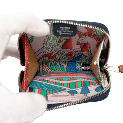 Hermès Evercolor Silk in Compact Coin Purse