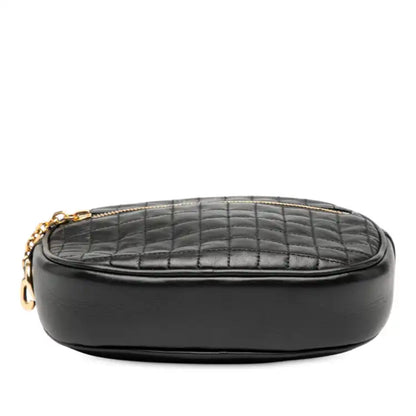 Celine Small Quilted Calfskin C Charm Crossbody