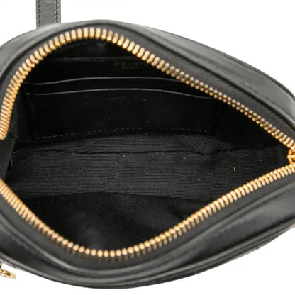 Celine Small Quilted Calfskin C Charm Crossbody