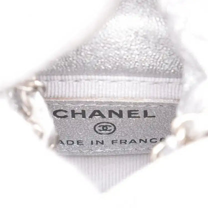 Chanel Mini Quilted Metallic Caviar Drawstring Bucket Bag