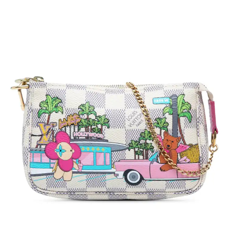 Louis Vuitton Damier Azur Animation Hollywood Mini Pochette Accessoires