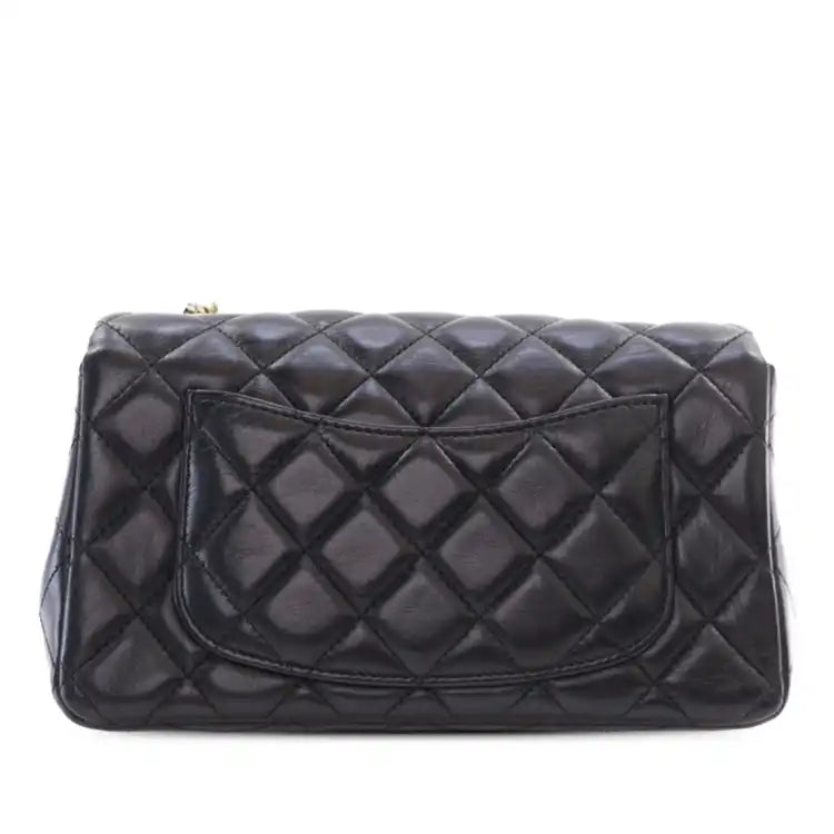 Chanel Mini Rectangular Classic Lambskin Coco Charms Single Flap