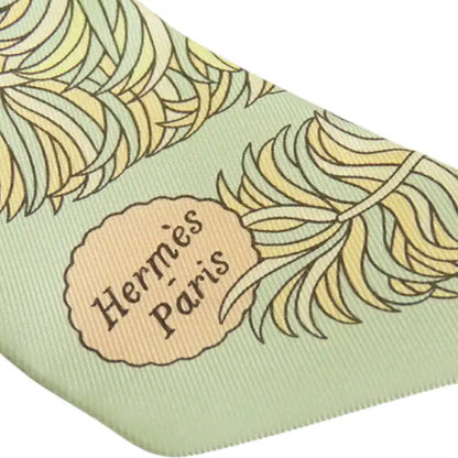 Hermès De L Ombrelle Aux Duels Silk Twilly Scarf