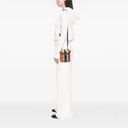 Prada Canvas Canapa Baiadera Crossbody