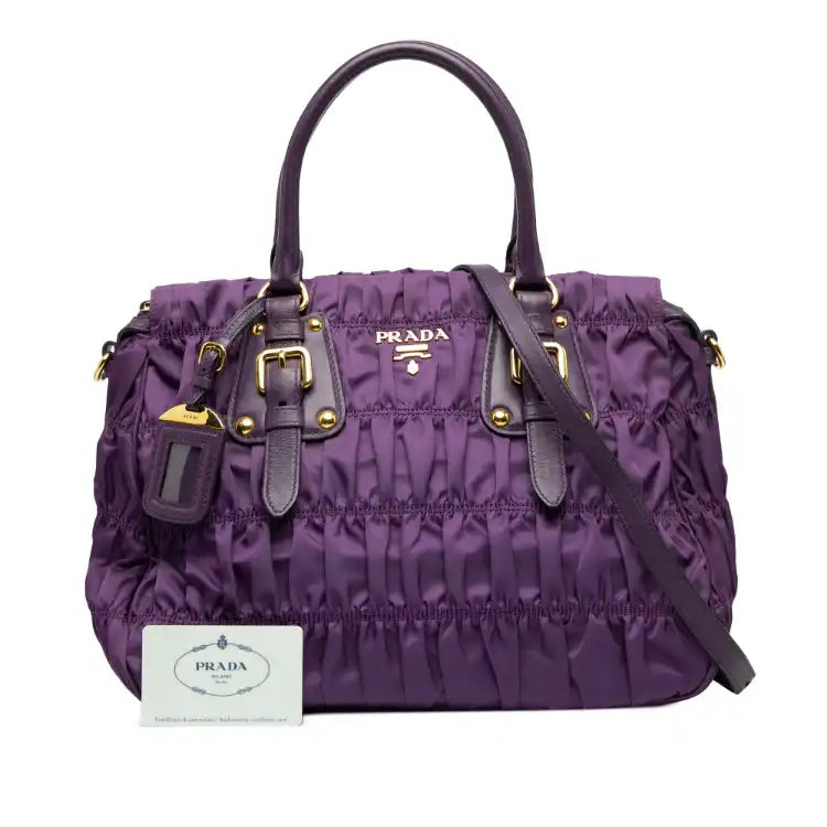 Prada Tessuto Gaufre Satchel
