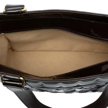 Chanel CC Chocolate Bar Patent Shoulder Bag