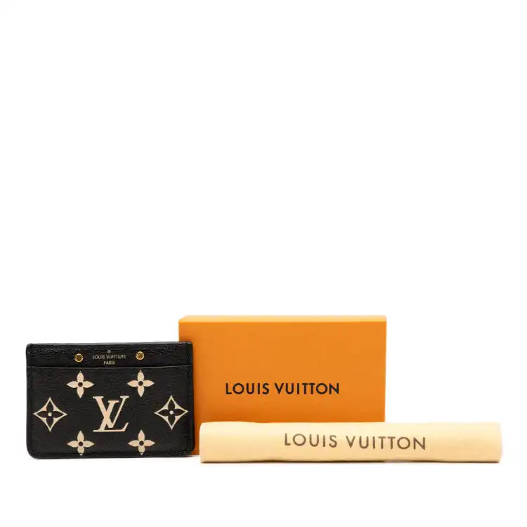 Louis Vuitton Bicolor Monogram Empreinte Card Holder