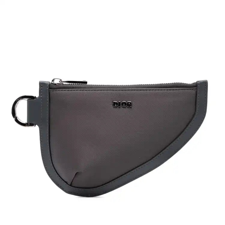Dior Nylon Saddle Coin Pouch