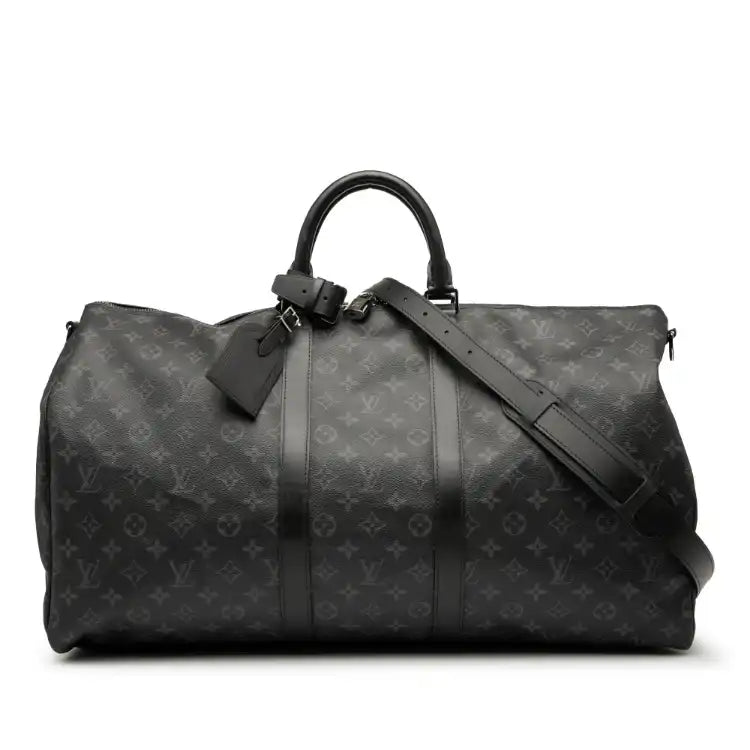 Louis Vuitton Monogram Eclipse Keepall Bandouliere 55
