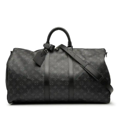 Louis Vuitton Monogram Eclipse Keepall Bandouliere 55