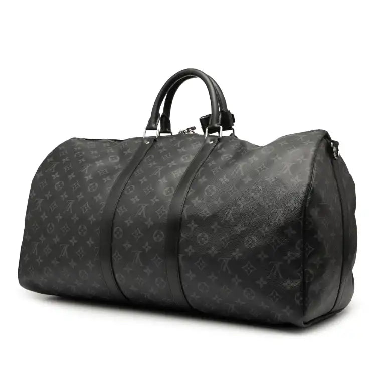 Louis Vuitton Monogram Eclipse Keepall Bandouliere 55