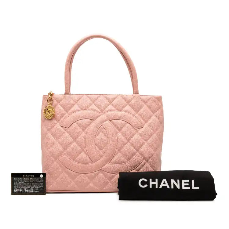 Chanel Caviar Medallion Tote