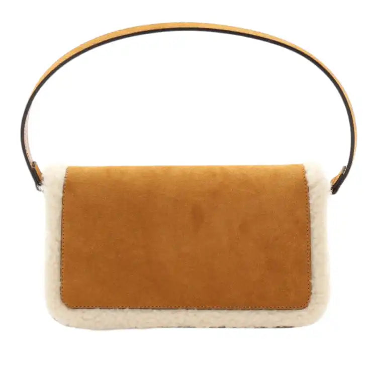 Gucci Mini Shearling Suede 1955 Horsebit Handbag