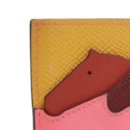 Hermès Evercolor and Epsom Les Petits Chevaux Card Holder