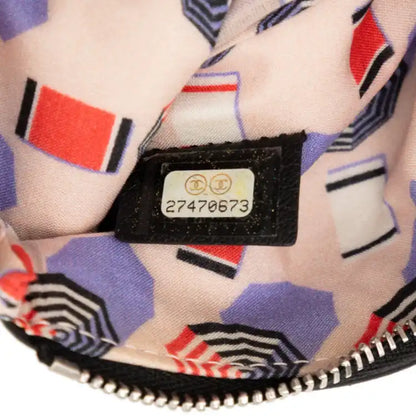 Chanel CC Grained Calfskin Zip Pouch