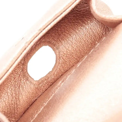 Chanel CC Quilted Metallic Lambskin Coin Pouch and AirPods Pro Case