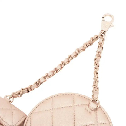 Chanel CC Quilted Metallic Lambskin Coin Pouch and AirPods Pro Case