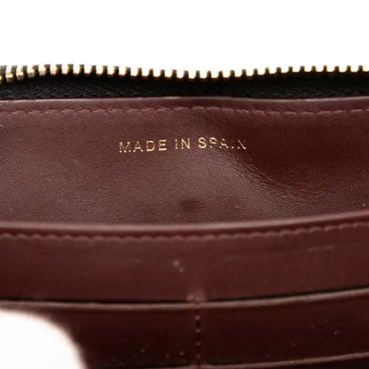 Chanel CC Quilted Caviar Zip Around Long Wallet