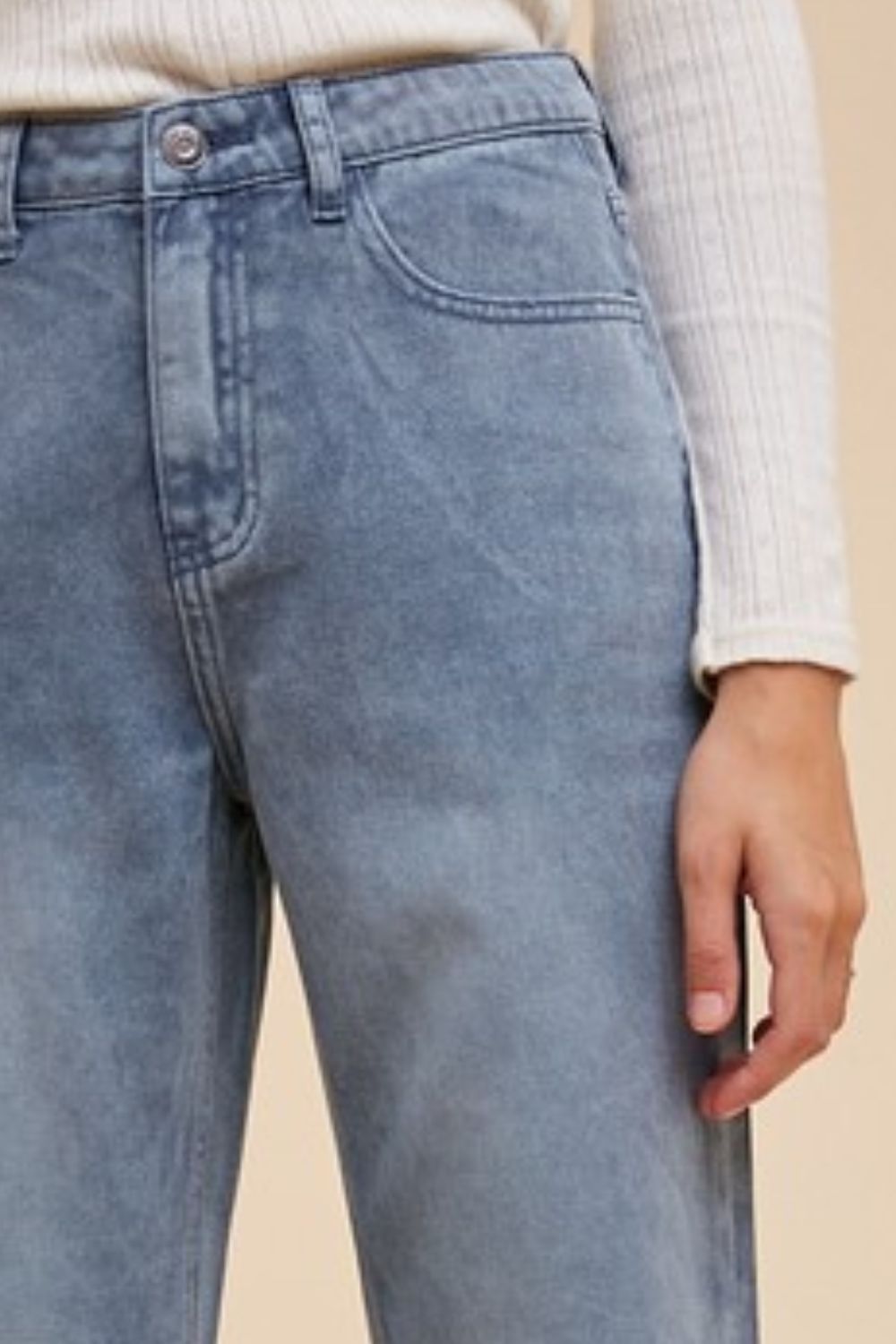 She Wears Glory™ Distressed Raw Hem Denim – Boldly Covered, Beautifully Unfinished - She Wears Glory Beverly Hills