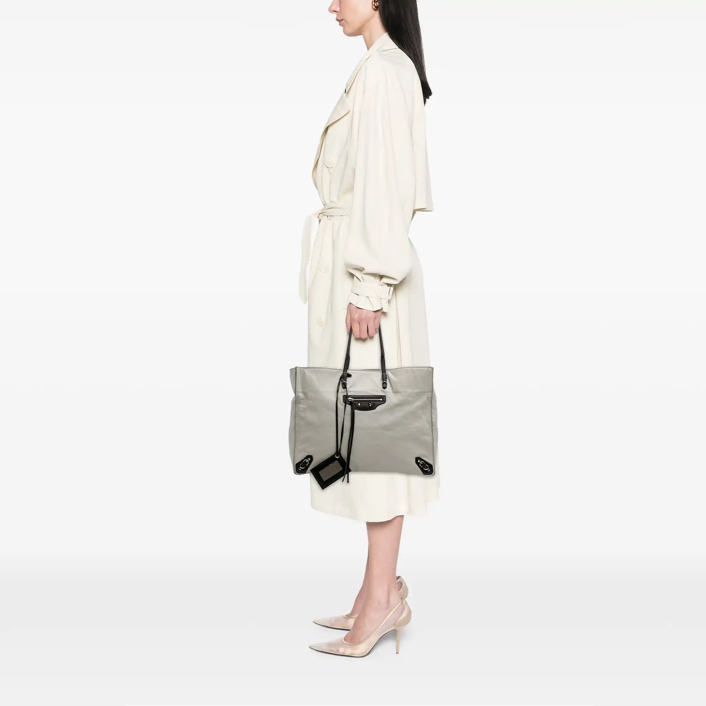 Balenciaga Leather Papier A4 Tote