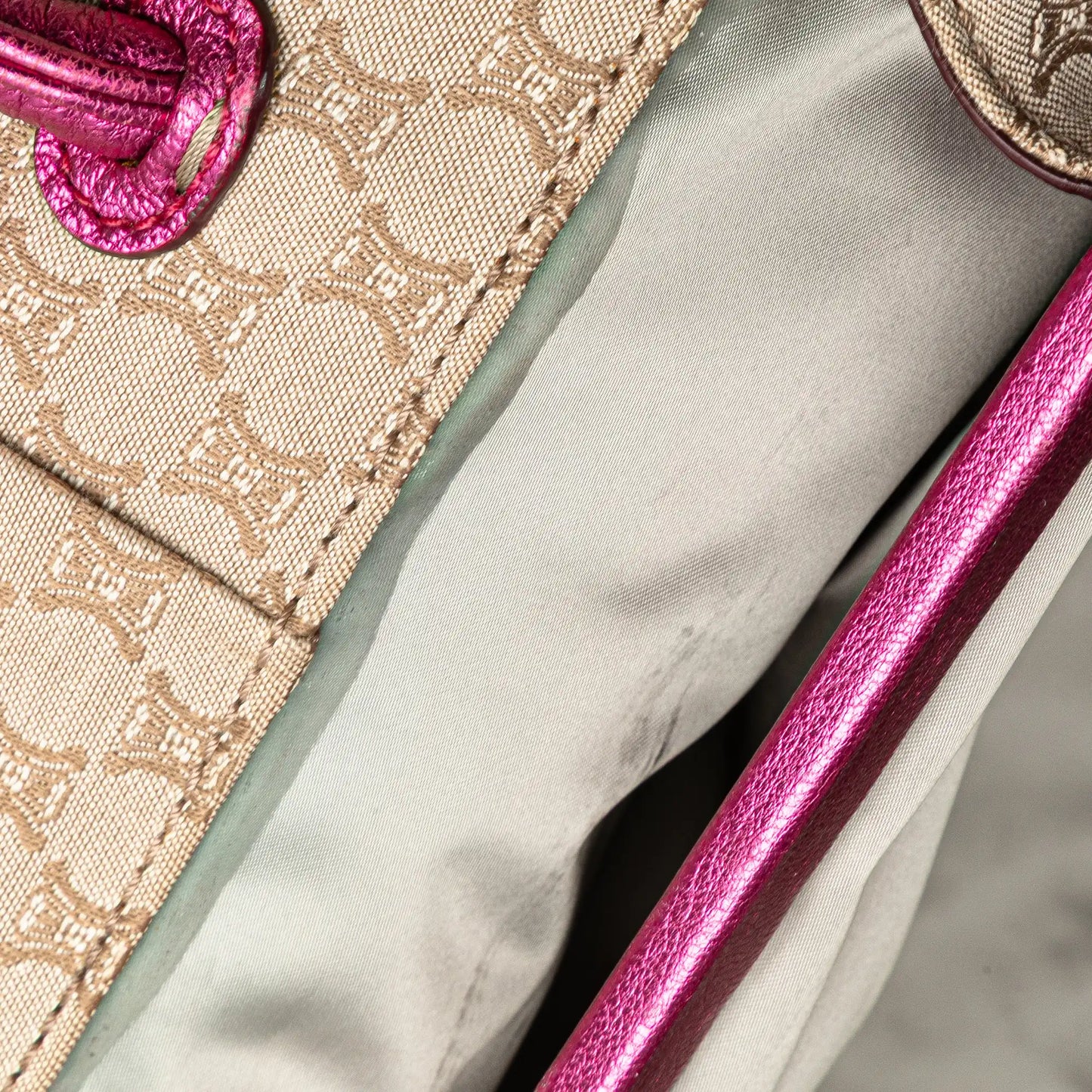 Celine Macadam Canvas Clasp Tote