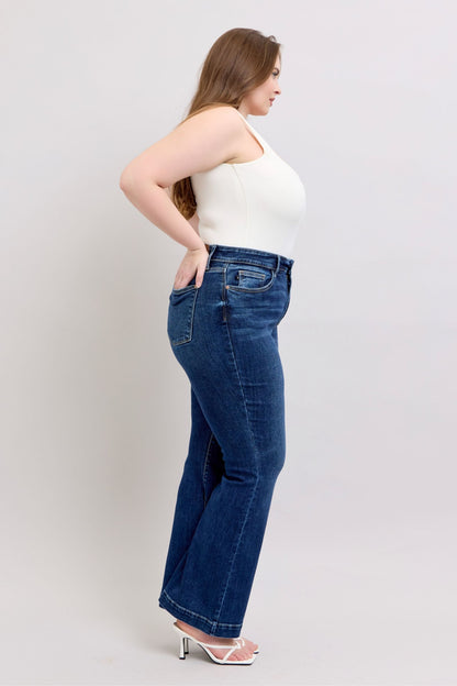 She Wears Glory™ “Covenant Confidence” High-Rise Flare Jeans with Pockets - She Wears Glory Beverly Hills