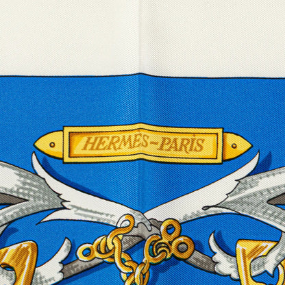 Hermès Le Mors A La Conetable Silk Scarf