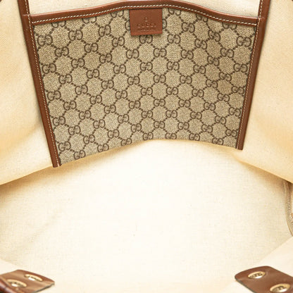 Gucci Medium GG Supreme Web Loop Tote