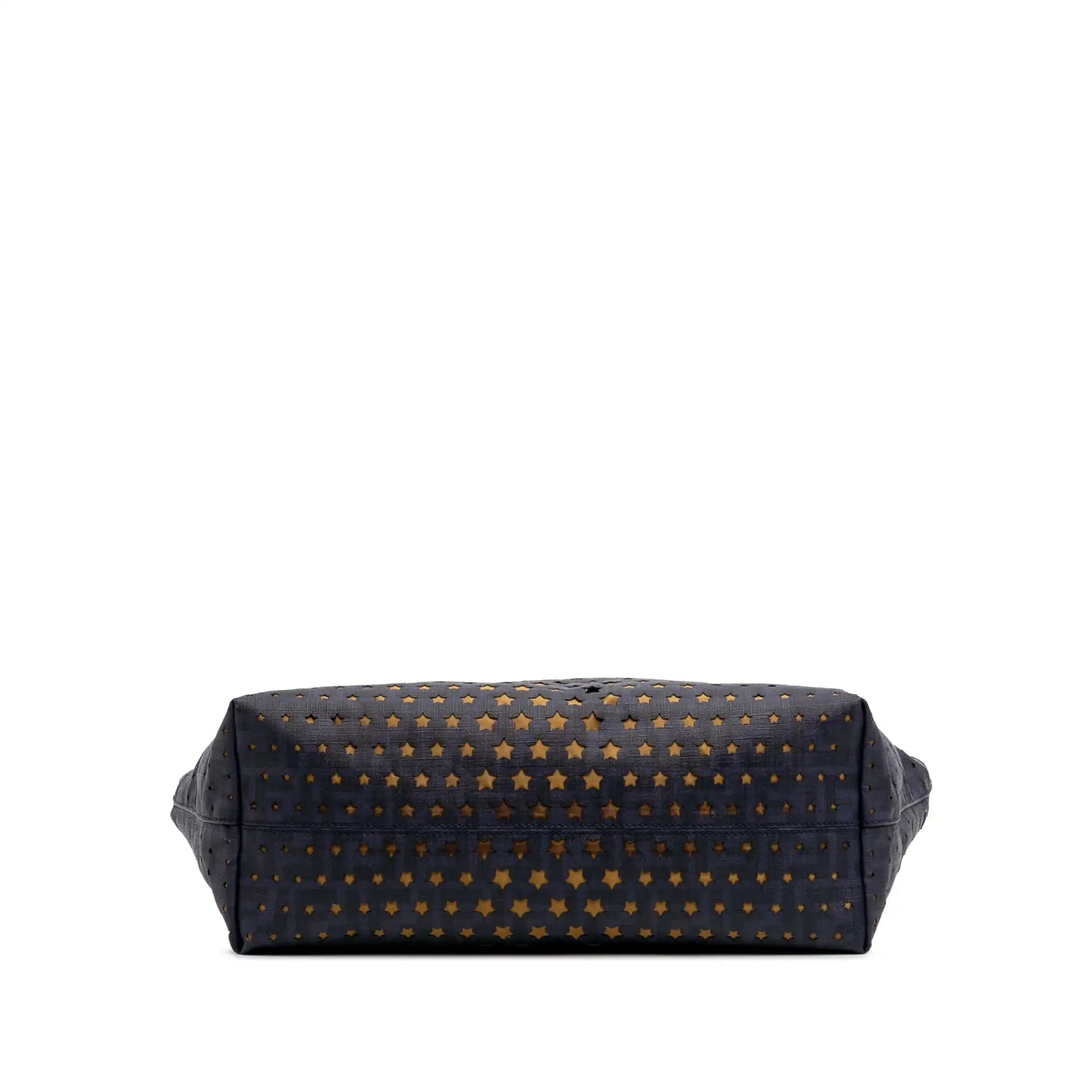 Fendi Medium Coated Canvas Laser Cut Star Roll Tote