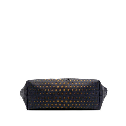 Fendi Medium Coated Canvas Laser Cut Star Roll Tote