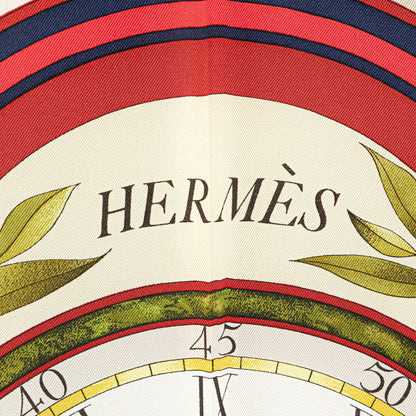 Hermès Parmi Les Fleurs Je Compte Les Heures Silk Scarf