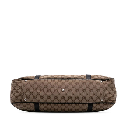 Gucci Large GG Canvas Twins Tote