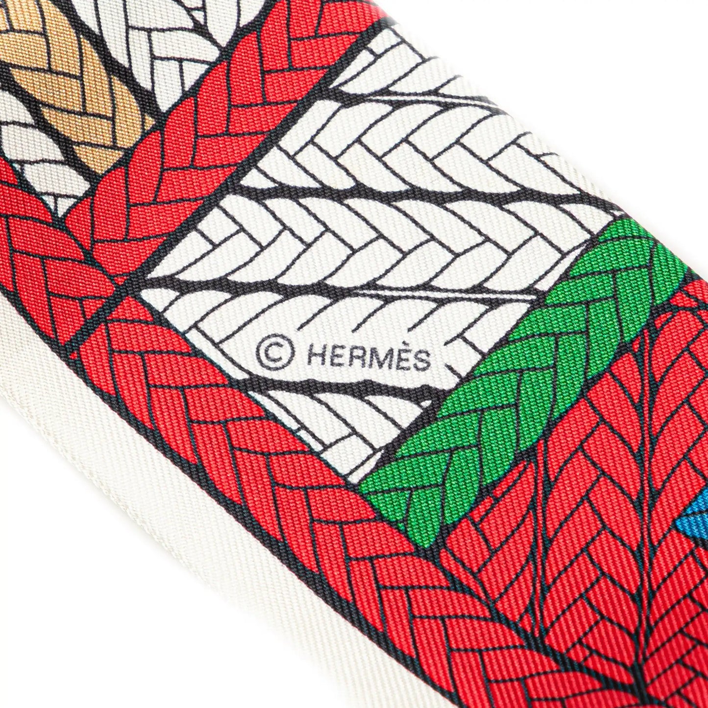Hermès Merveilleuses Lanternes Twilly Silk Scarf