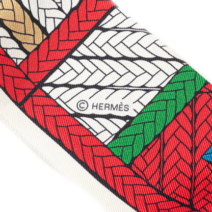 Hermès Merveilleuses Lanternes Twilly Silk Scarf