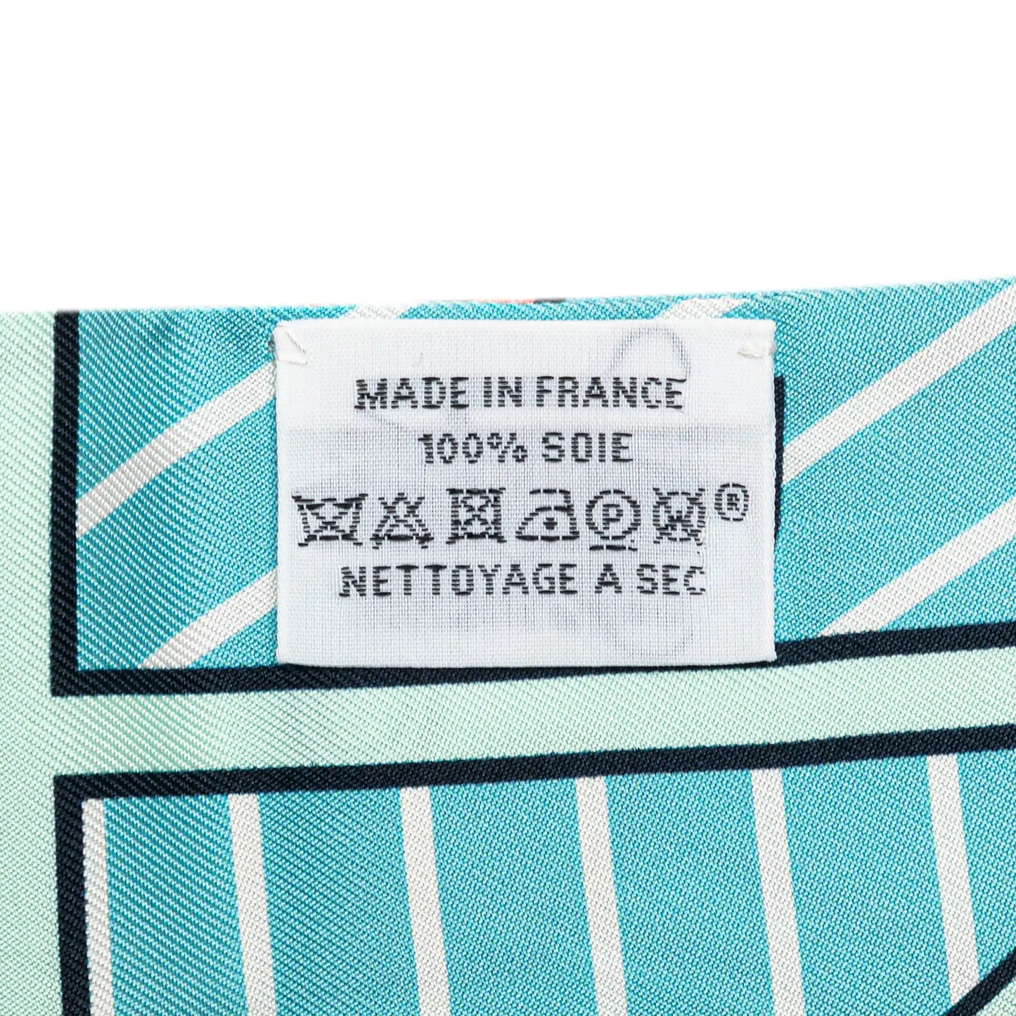 Hermès Quadrige Bayadere Silk Twilly Scarf