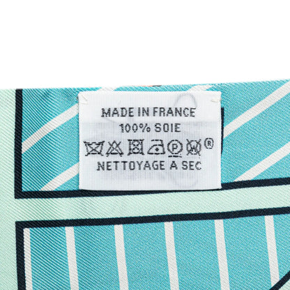 Hermès Quadrige Bayadere Silk Twilly Scarf