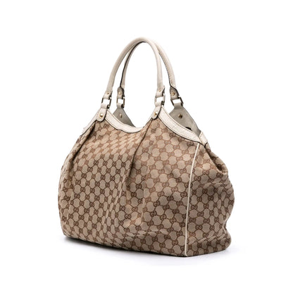 Gucci Large GG Canvas Sukey Tote