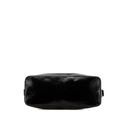 Celine Crinkled Patent Macadam Tote