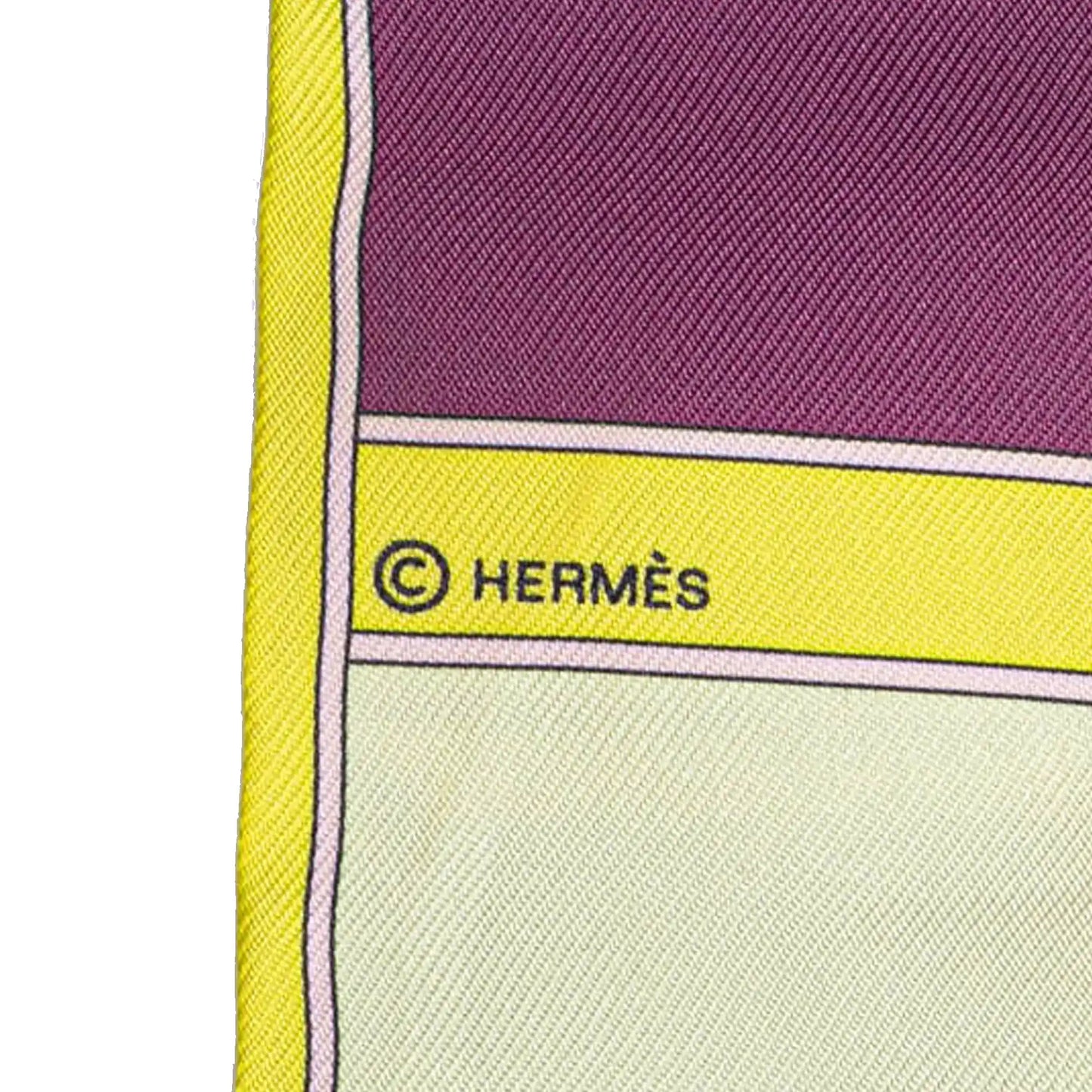 Hermès Camails Silk Twilly Scarf