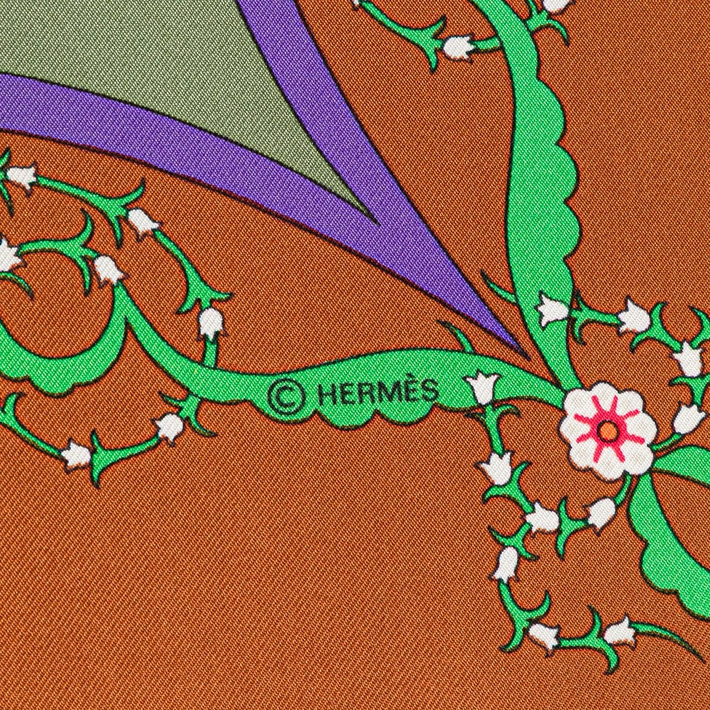 Hermès Poesie Persane Silk Scarf