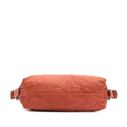 Gucci Medium Leather Bamboo Bar Tote