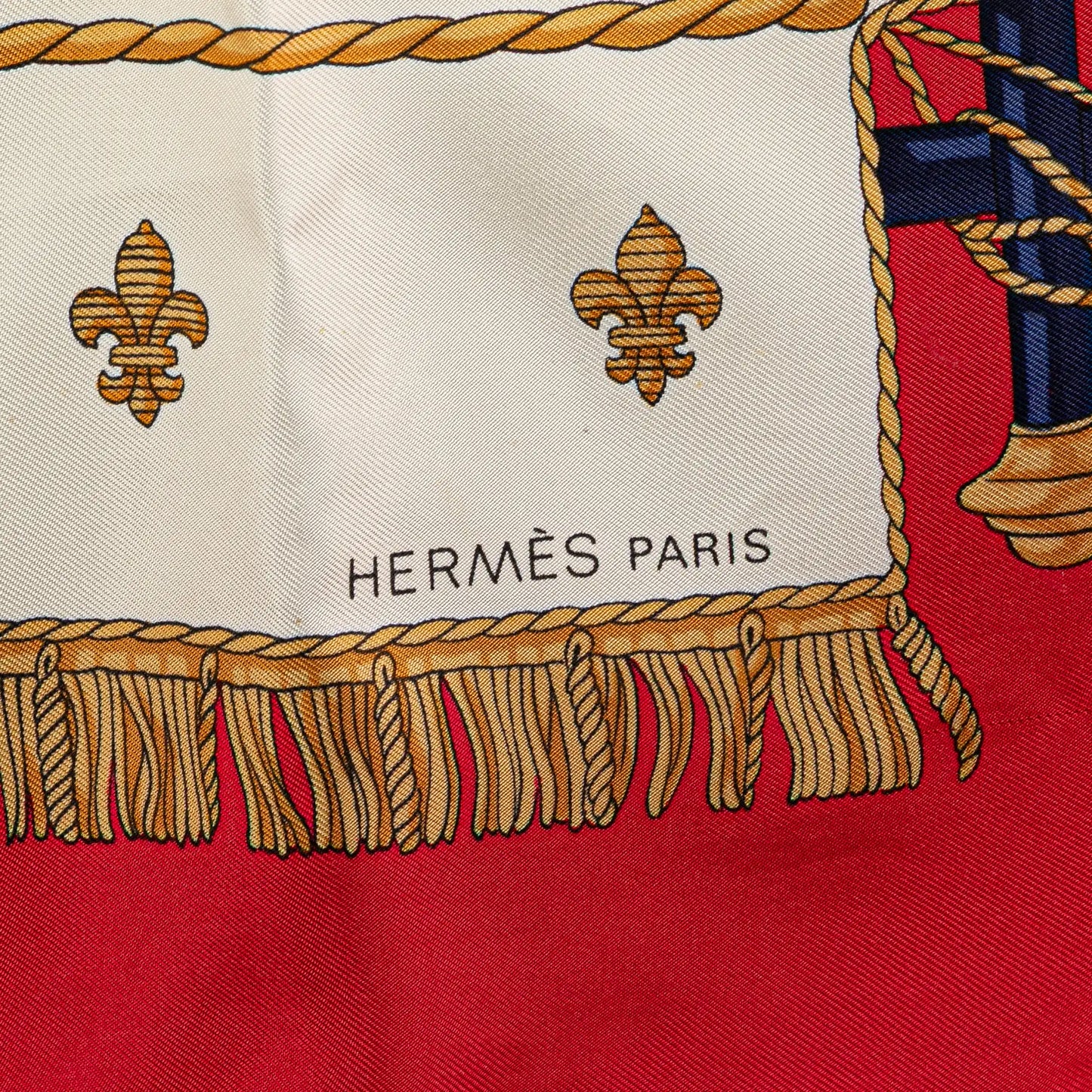 Hermès Vue Du Carosse De La Galere La Reale Silk Scarf