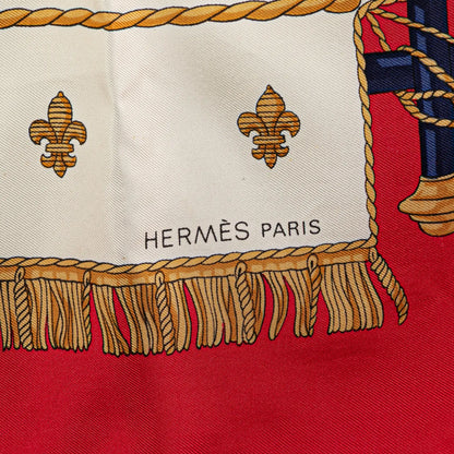 Hermès Vue Du Carosse De La Galere La Reale Silk Scarf