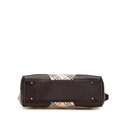Burberry Nova Check Canvas Tote